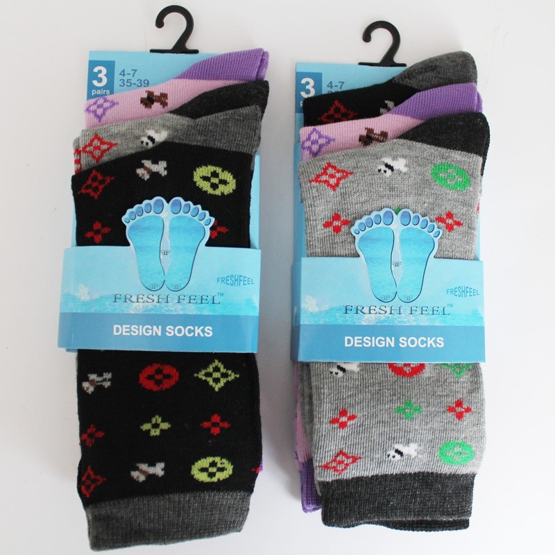 ladies patterned socks